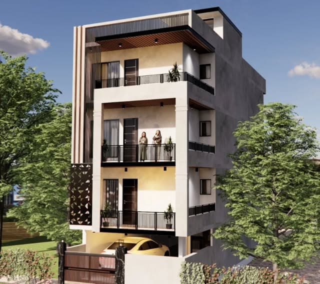 Corner Residence — Exterior · Residence