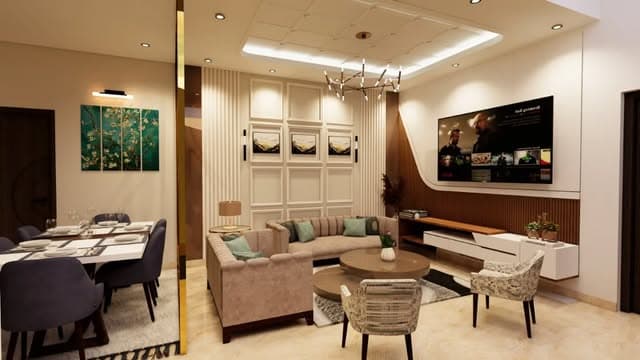 Living & Dining — Interior · Living & Dining